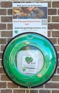 Buitenkast AED met bovenplaat Amersfoort